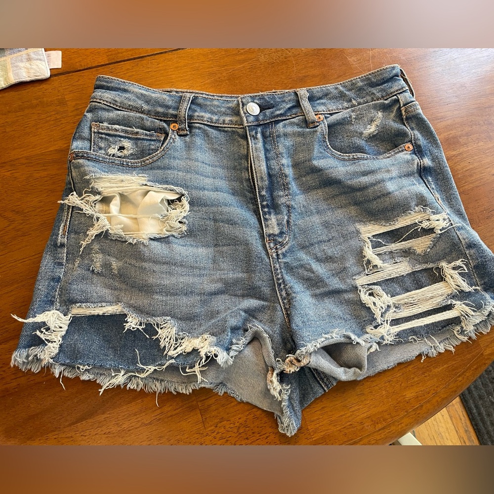 American Eagle Distressed Denim Shorts